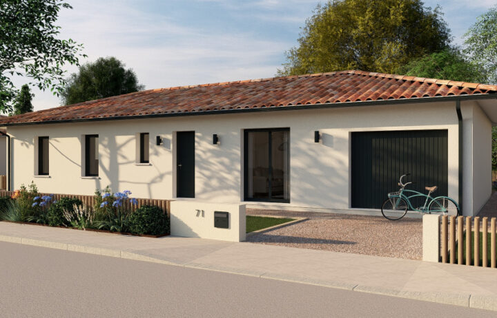 votre maison de 110m2 sur un terrain de 1600m2 sur la commune de La Sauvetat-sur-Lède au prix de 217000€ avec Alpha Constructions